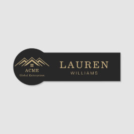 Modern Real Estate Promotional Realtor Namensschild
