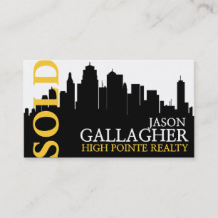 Modern Realty Real Anwesen Realtor Business Card Visitenkarte