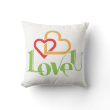 Modern Red and Blue Tartan Plaid Throw Pillow 