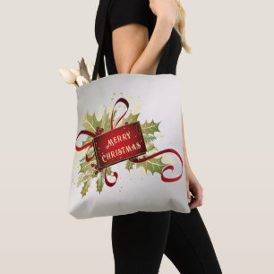 Modern Red Christmas Holiday Toag