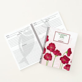 Modern Red Poppies Musterfamilie Rezept Buch