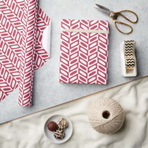 Modern rosa geometrisches Musterpapier Geschenkpapier