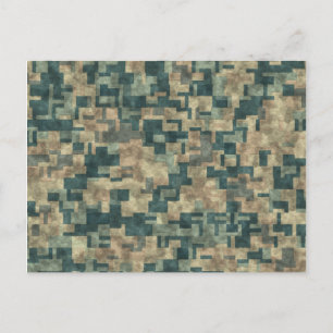 Modern & rustikal Elegante: Abstrakte Wine Bar Postkarte