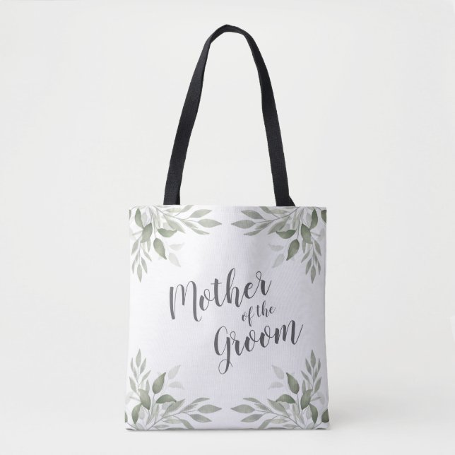 Modern Sage Greenery Mother of the Groom (Vorderseite)