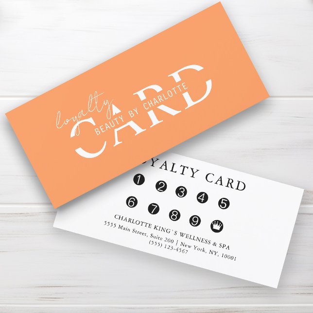 Modern, Salon, 10 - Loyalty Card (Von Creator hochgeladen)