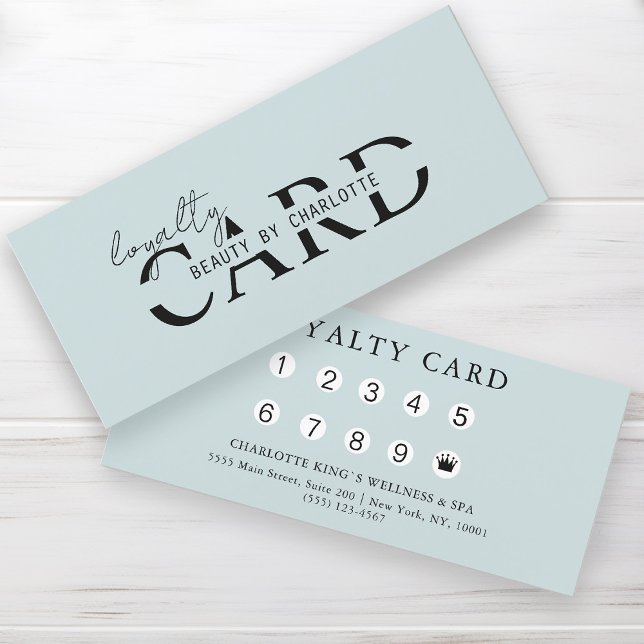 Modern, Salon, 10 - Loyalty Card (Von Creator hochgeladen)