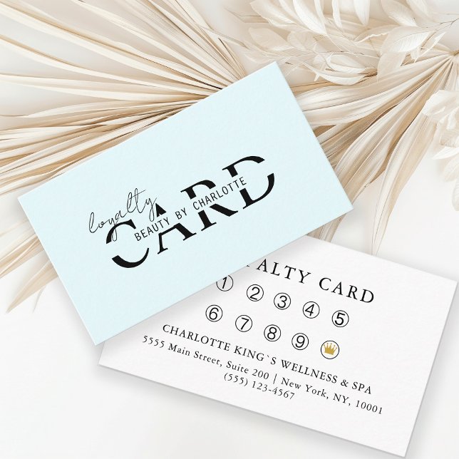Modern, Salon, 10 - Loyalty Card Begleitkarte (Von Creator hochgeladen)