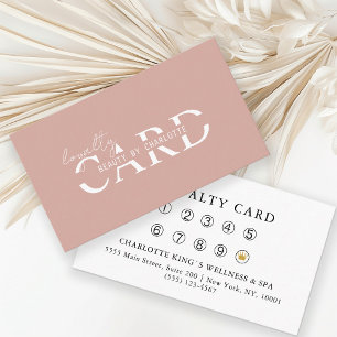 Modern, Salon, 10 - Loyalty Card Begleitkarte