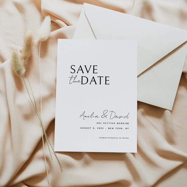 Modern Save the Date Kartenvorlage Einladung (Von Creator hochgeladen)