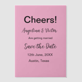 Modern Save the Date schlicht und elegant