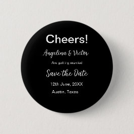 Modern Save the Date schlicht und elegant Button
