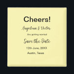 Modern Save the Date schlicht und elegant Magnet<br><div class="desc">Gestaltung</div>