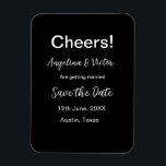 Modern Save the Date schlicht und elegant Magnet<br><div class="desc">Gestaltung</div>