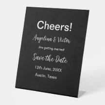 Modern Save the Date schlicht und elegant