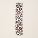 Modern schicke Black Rose Gold Foil Leopard Printi Schal<br><div class="desc">Dieses moderne und schicke Safari-Print eignet sich perfekt für die trendige und stilvolle Mode. Es zeigt Imitate aus Rose, Gold und Leoparden aus schwarzer Folie, die auf einem schlichten, weißen Hintergrund gedruckt sind. Es ist elegant, stilvoll und trendig. ***WICHTIGE HINWEIS FÜR DESIGN: Für individuelle Designanfragen, wie z.B. passende Produktanfragen, Farbänderungen,...</div>