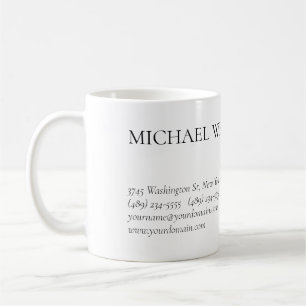 Modern Schlicht einfach Minimalistisch Kaffeetasse