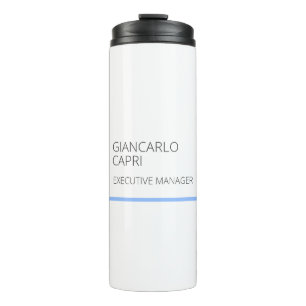 Modern Schlicht einfach Minimalistisch Thermosbecher