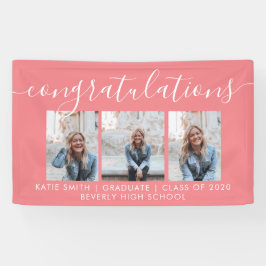 Modern Script Calligraphy 3 Foto Abschluss Banne Banner