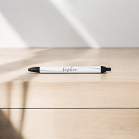 Modern Script Calligraphy White