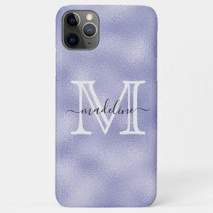 Modern Script Lila Foil Monogram Case-Mate iPhone Hülle