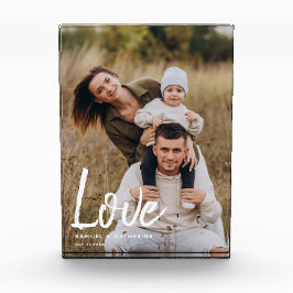 Modern Script "Love" Custom Family  Fotoblock