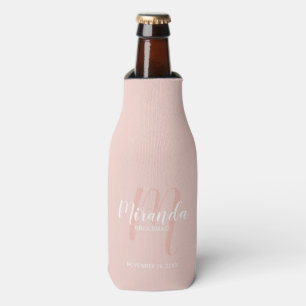 Modern Script Personalisiert Bridesmaid Flaschenkühler
