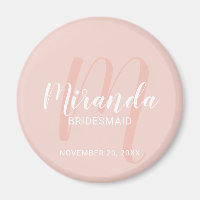 Modern Script Personalisiert Bridesmaid