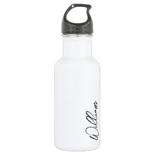Modern Script Personalisiert Name Edelstahlflasche