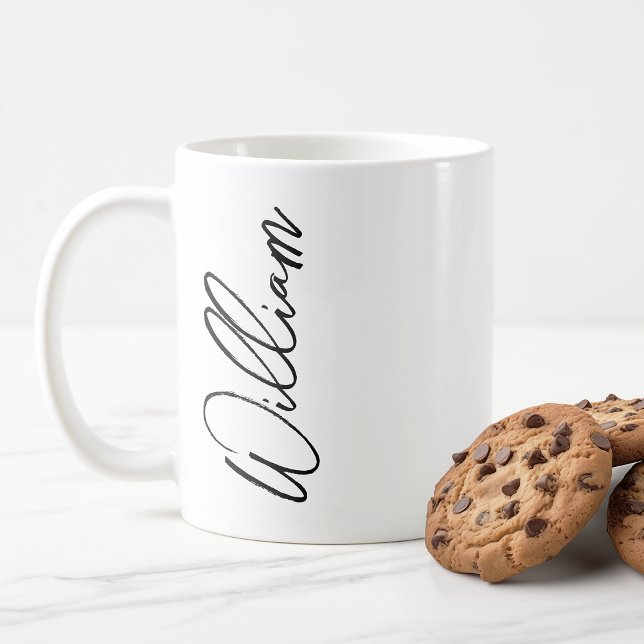 Modern Script Personalisiert Name Kaffeetasse (Von Creator hochgeladen)