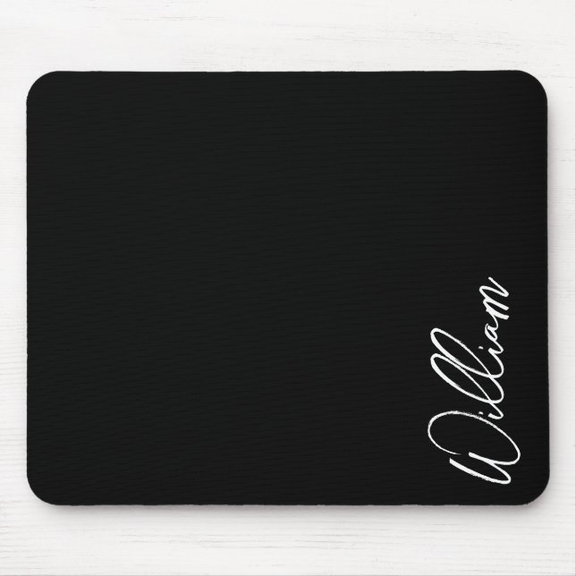 Modern Script Personalisiert Name Mouse Pad Mousepad (Vorne)