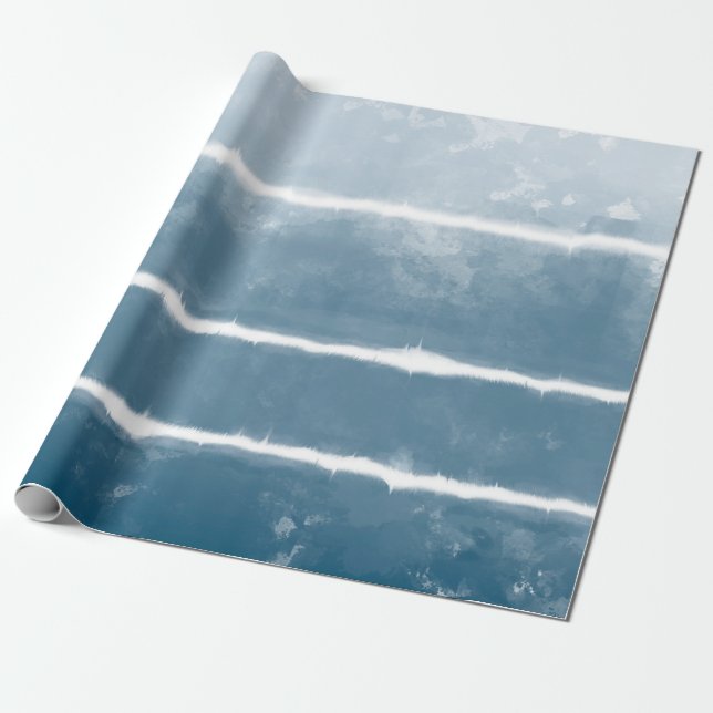 Modern Shibori Ombre Retro Gefärbte Krawatte Hippi Geschenkpapier (Ungerollt)