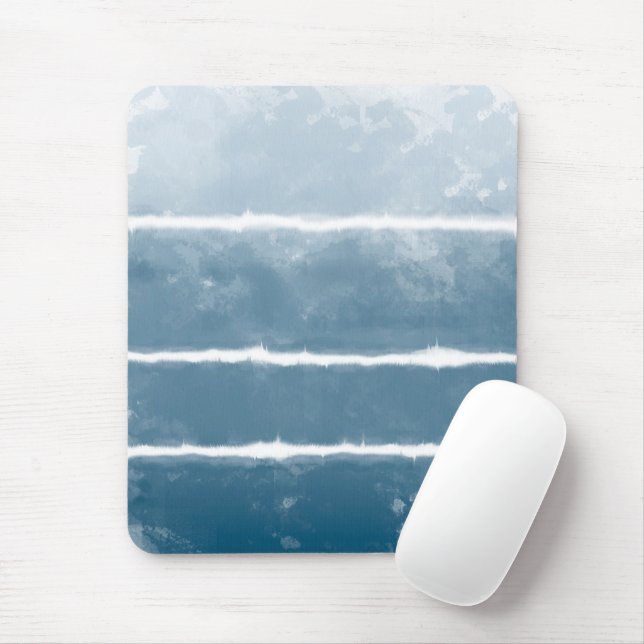 Modern Shibori Ombre Retro Gefärbte Krawatte Hippi Mousepad (Mit Mouse)