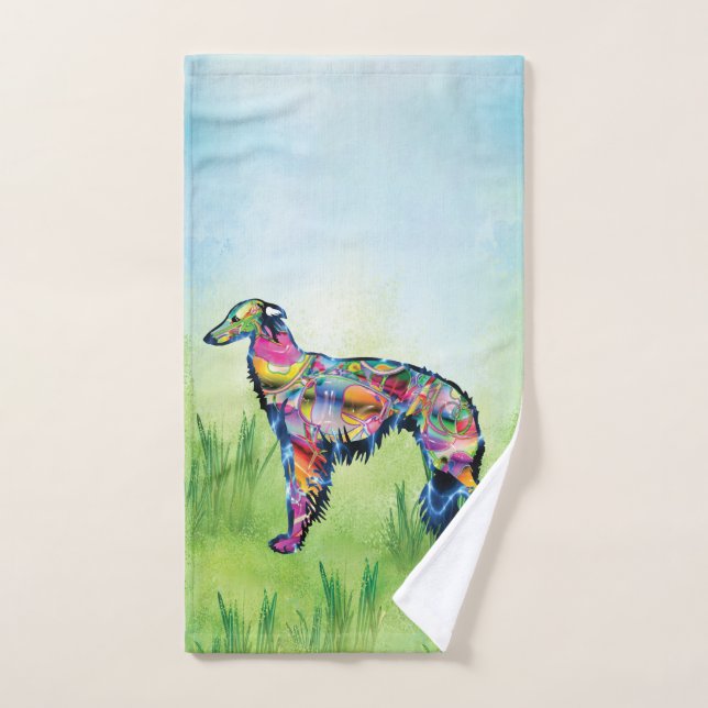 Modern Silken Windhound Handtuch (Handtuch)
