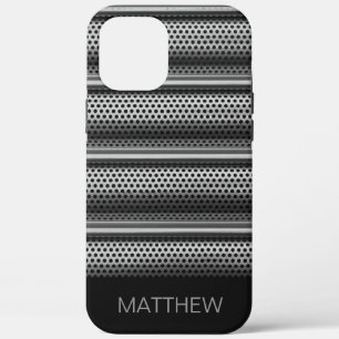 Modern Silver Monogram Case-Mate iPhone Hülle