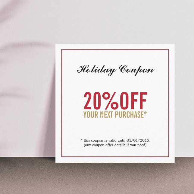 Modern Simple Beauty Salon Coupon (Von Creator hochgeladen)