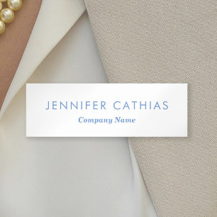 Modern Simple Beruflich Name Tag Namensschild