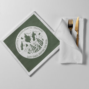 Modern Simple Camping Junggeselinnen-Abschied Addr Serviette
