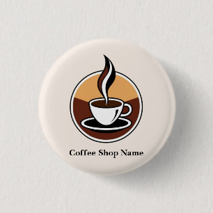 Modern Simple Coffee Shop beruflich Button