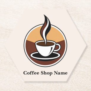 Modern Simple Coffee Shop beruflich Untersetzer