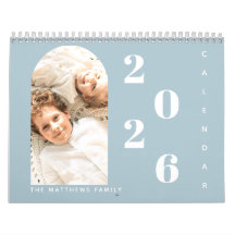 Modern Simple Custom Family Foto 2023 Planer