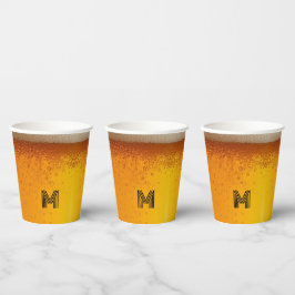 modern simple drinking  beer Christmas party Pappbecher