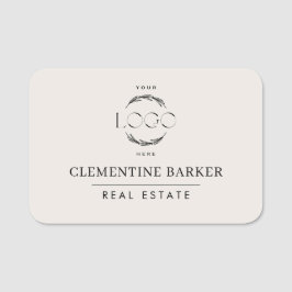 Modern simple Elegant your logo Namensschild