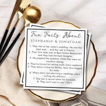 Modern Simple Fun Facts Couple's Names