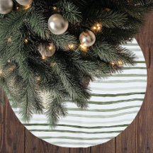 Modern Simple Green Strips Weihnachten