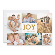 Modern Simple Joliday Foto Collage Card