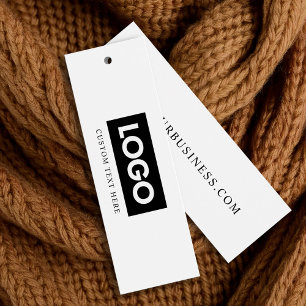 Modern Simple Logo Price Label Closing Hang-Tag