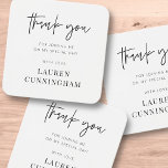 Modern Simple Minimalistisch Chic Vielen Dank<br><div class="desc">Design besteht aus modernem,  schicken Typografie mit Sans Serif und Serif Schriftart.</div>