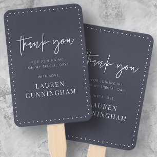 Modern Simple Minimalistisch Chic Vielen Dank Fächer