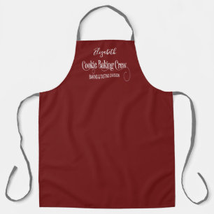 Modern Simple Red Niedlich Funny Cookie Backen Schürze