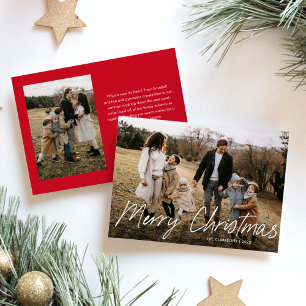 Modern Simple Script Frohe Weihnachten 2 Foto
